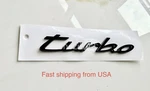 Porsche Turbo Emblem Letters Logo 2020+ Model Black Gloss Rear Badge Liftgate. Fixed Price $43.99.