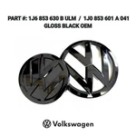 Vw Set Gloss Black Front Rear Golf 1 4 5 6 7 8 Lupo Bora Gti R32. Fixed Price $45.85.