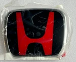 Honda Civic Type-r EP3 Front Grill Emblem Red/black "h" 117X95 Mm 75700-S5T-E11. Fixed Price $36.17.