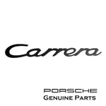 Porsche 964 "carrera" Emblem Logo Rally Black Genuine 9115590370070C. Fixed Price $78.00.