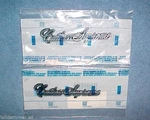 Pair Nos 1978-1987 Olds Cutlass Supreme Quarter Panel Nameplates Gm 20085597. Fixed Price $175.00.