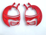 Red Bee Head Emblems Fits Dodge Challenger Charger Scatpack Fender Badge. Fixed Price $29.90.