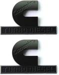 Yoaoo 2PACK Black Cummins Turbo Emblem Badges Compatible With 2500. Fixed Price $27.59.