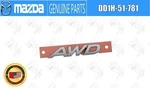 Mazda Oem Rear "awd" Chrome Badge Nameplate DD1H-51-781 For 2016-2019 Cx. Fixed Price $12.00.