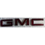 Gmc Front Grille Emblem Set Red Chrome Letters 2309190 2314375 Oem Truck Suv. Fixed Price $29.99.