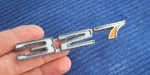 1968 Chevy Camaro 327 Right Side Fender Emblem Oem 3927484 Gm. Fixed Price $14.99.