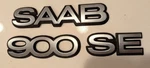 1994 - 1998 Saab 900 Rear Hatch Trunk Emblem Set Oem Excellent Used Condition. Fixed Price $59.99.