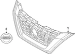 Genuine Nissan Grille Emblem 62890-6EN0A. Fixed Price $63.92.