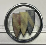 1970 1972 Buick Skylark Tri-shield Hood Emblem Ornament Vintage 1239810 Oem Gm. Fixed Price $27.99.