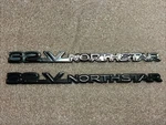1999-2005 Cadillac "32 V Northstar" Plastic Rear Quarter Emblem Pair. Fixed Price $17.76.
