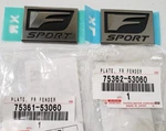 Lexus Oem Factory Fender F-sport Emblem Set 2022-2024 IS500. Fixed Price $94.30.