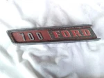1967 Ford F700 Truck Emblem C7TB-16721 Left Lh Driver's Side. Fixed Price $32.00.