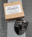 New Porsche 911 Macan Panamera Taycan "turbonite" Hood Crest Emblem Kit Genuine. Fixed Price $189.99.