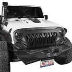 Shark Grille Matte Black Replacement Abs For 2007-2018 Jeep Wrangler Jk. Fixed Price $109.99.