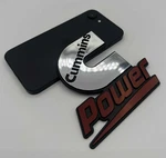 Cummins Emblem Decal Stickers Power Diesel Badge Truck 4X4 Ford. Fixed Price $70.00.