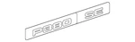 Genuine Land-rover Nameplate LR138687. Fixed Price $190.49.