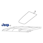 Jeep 68477411AA Front Hood Emblem. Fixed Price $71.60.