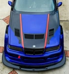Bmw E36 Full Hood Vent Kit Louver Heat Extractor 1992-1999 M3 (3-PIECE). Fixed Price $289.00.