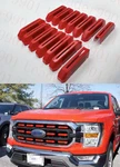Custom Trim Overlay Xlt Sport Grille Fits 2021 2022 Ford F150 Race Red. Fixed Price $65.99.