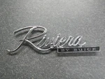 1971 1972 Trunk Script Emblem Rear "riviera By Buick". Fixed Price $46.99.