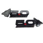 New Black Howling Coyote 5.0 Fender Emblems Fits 15-23 Mustang-universal. Fixed Price $59.99.