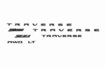 2024-26 Chevrolet Traverse Emblems In Black Gm Oem New 26600324. Fixed Price $50.00.