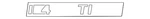Genuine Volkswagen Nameplate 3G8-853-675-H-DPJ. Fixed Price $53.34.