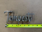 1966 Pontiac Tempest Fender Emblem 7586905 Oem. Fixed Price $27.89.