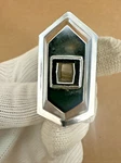 Gm Nos 1975 Oldsmobile Hood Ornament Emblem 231878 Base 418354 Free Sh. Fixed Price $49.99.