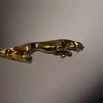 Vintage Gold Jaguar XJ6 Hood Ornament - Display Piece. Fixed Price $30.00.