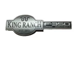 03-07 F350 Lariat Super Duty King Ranch Fender Tailgate Emblem Oem Factory Used. Fixed Price $69.99.