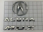 2007-2013 Acura Mdx 2008 2009 2010 Oem Rear Trunk Emblem Badge Logo Full Set. Fixed Price $29.95.