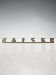 1948 Kaiser Special & Hood Fender, Dashboard Name Plate 1949-1950 Oem. Fixed Price $59.99.