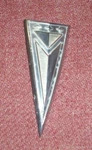 1961 Pontiac Bonneville Catalina Rear Trunk Deck Lid Emblem 4812911 Used Oem. Fixed Price $55.00.