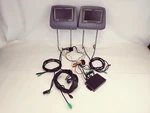 2006 Bmw X5 4.4I Front Headrest Monitor Player Seat Screen Set 07-0009-000 C47. Fixed Price $198.00.