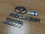 08-10 Toyota Highlander Rear Gate Lid Chrome Emblem Logo Badge Symbol Hybrid Oem. Fixed Price $44.50.