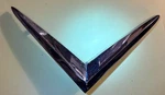 1950 1951 Cadillac Oem Trunk Emblem "v", Univex 1456038, Rechromed. Fixed Price $188.00.