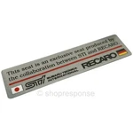 / Jdm Subaru Impreza Wrx Sti Gdb Interior Recaro Emblem Badge Silver. Fixed Price $29.99.