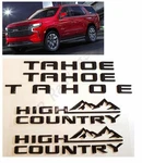 5PCS Gloss Black Tahoe High Country Emblem Kits Fit For 2021+ Chevrolet. Fixed Price $99.78.