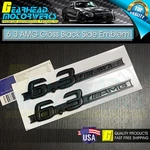 6.3 Amg Side Emblem Gloss Black Fender Badge For Mercedes W204 C63 W212 E63 S63. Fixed Price $24.99.