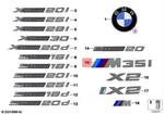Genuine Bmw U10 X2 M35IX Sac Lettering 51145A13498. Fixed Price $94.92.