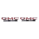 For 71-72 Gmc Truck Front Fender Emblem, 2500 Sierra Pr Trim. Fixed Price $114.85.