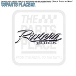 1973-74 Buick Riviera Trunk Emblem Chrome & Black Gm 9626819. Fixed Price $39.99.