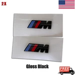 Bmw M-performance Fender Emblem Badge Gloss Black (2 Pack)-new. Fixed Price $17.98.