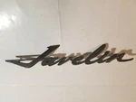 1968 1969 1970 Amc Javelin Script Emblem Grille Fender Rear # 3601889 QTY1. Fixed Price $80.00.