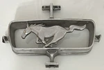 1964-1965 Ford Mustang Grill Ornament Horse In Corral. Emblem. Scott Drake.. Fixed Price $135.00.