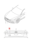 Genuine Audi A4 Avant S4 Quattro 8W2 8W5 8WC 8WD Lettering Left Rear 8W0071804. Fixed Price $73.54.