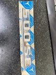 Mercedes Benz W126 Rear Lid Model Badge 500SE 126-817-05-15 Mbz 79-91. Fixed Price $350.00.