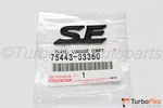Toyota Camry 2002-2006 Black Se Trunk Emblem Genuine Oem 75443-33360. Fixed Price $30.24.