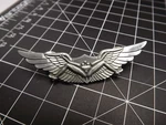 Bush Wings Pin Pilot Badge Parachute Jump Guaranteed For Life. Fixed Price $12.95.